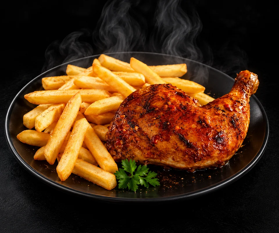 Quarter chicken & chips