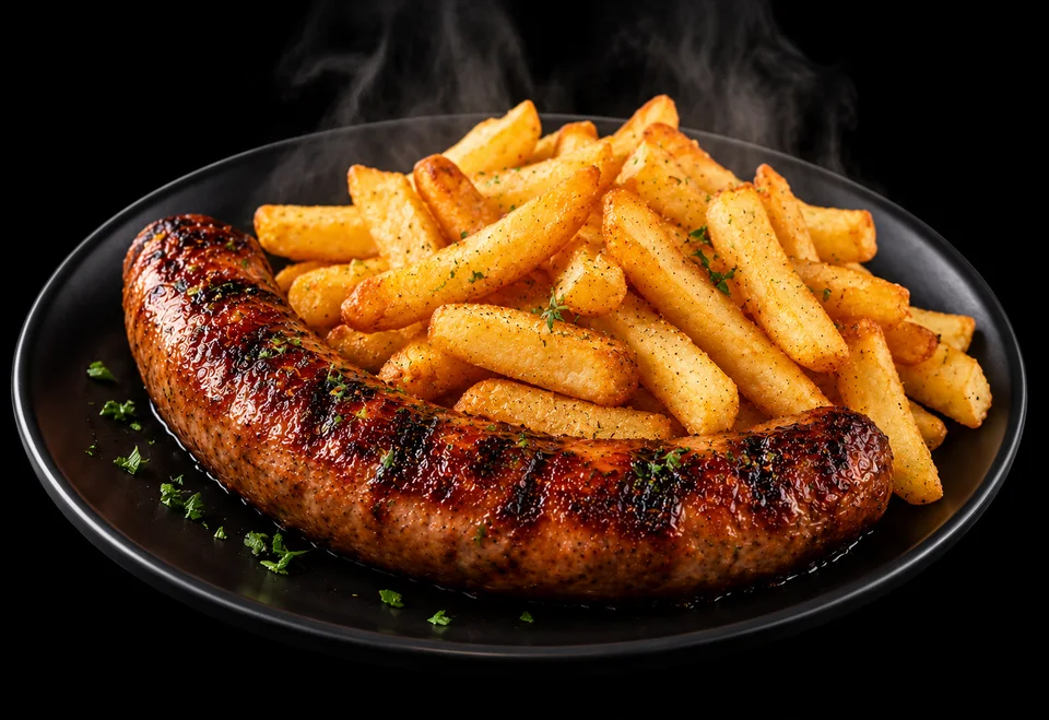 Ponta wors & chips